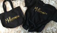 Millionaire mindset tee& tote